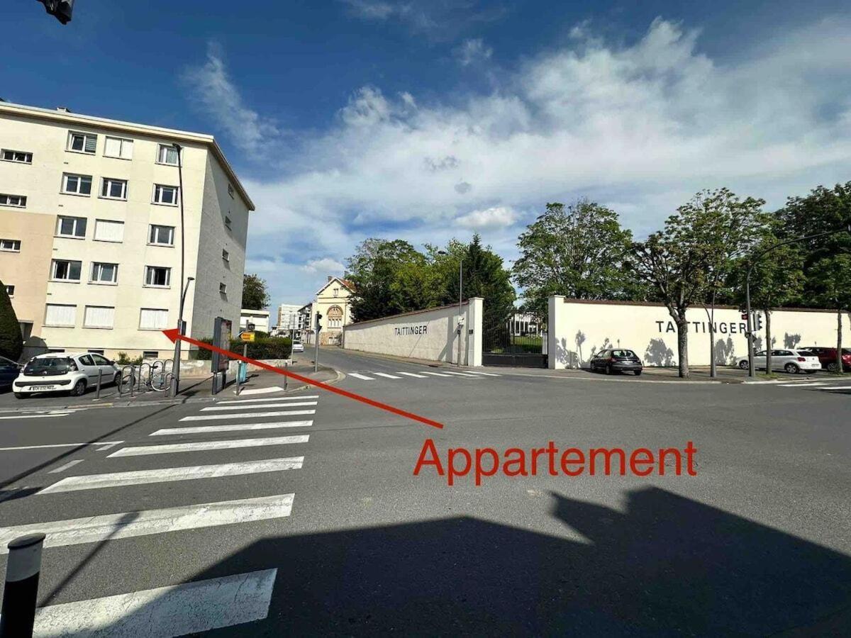 Au Coeur Du Quartier Taittinger Reims Exterior foto